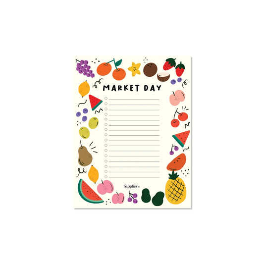 Market Day Notepad // Fruity