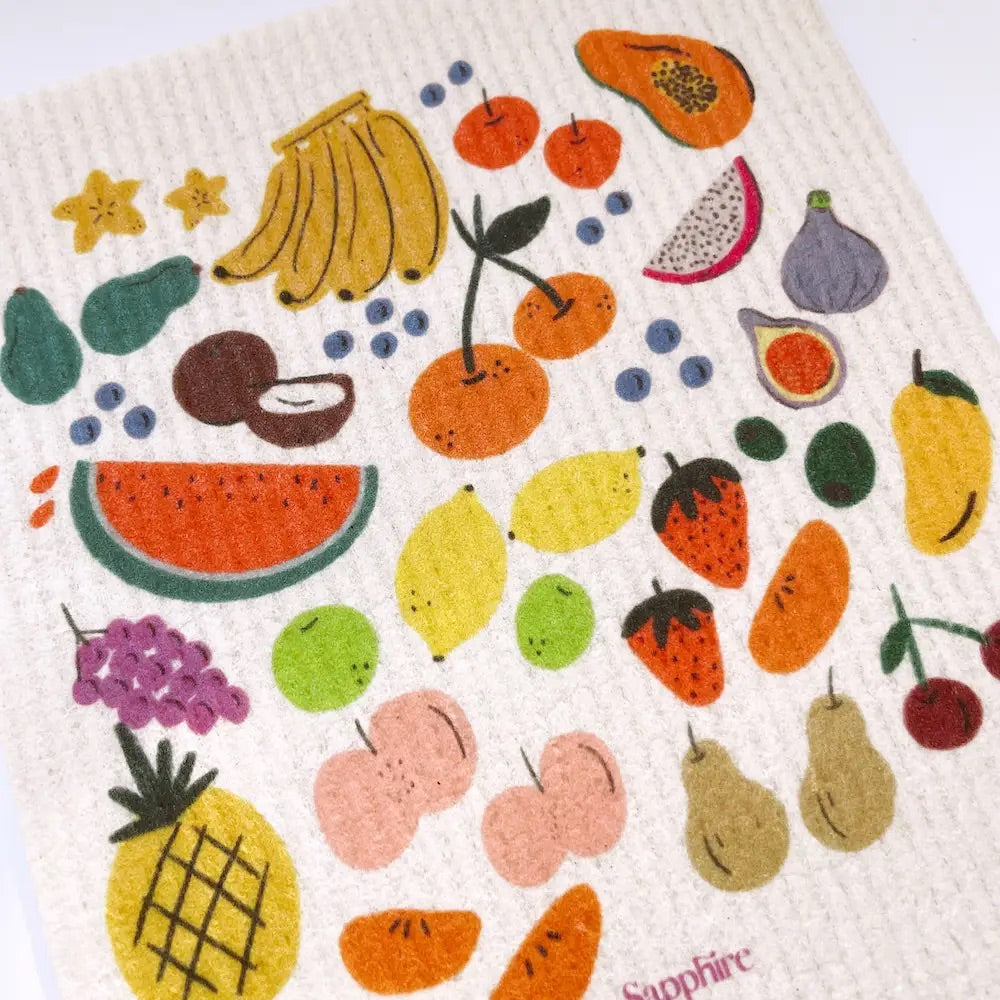 Swedish Dish Cloth // Fruity