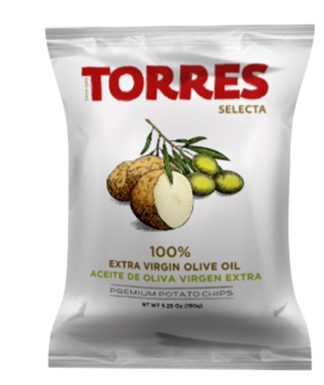 TORRES | Extra Virgin Olive Oil Potato Chips | LARGE