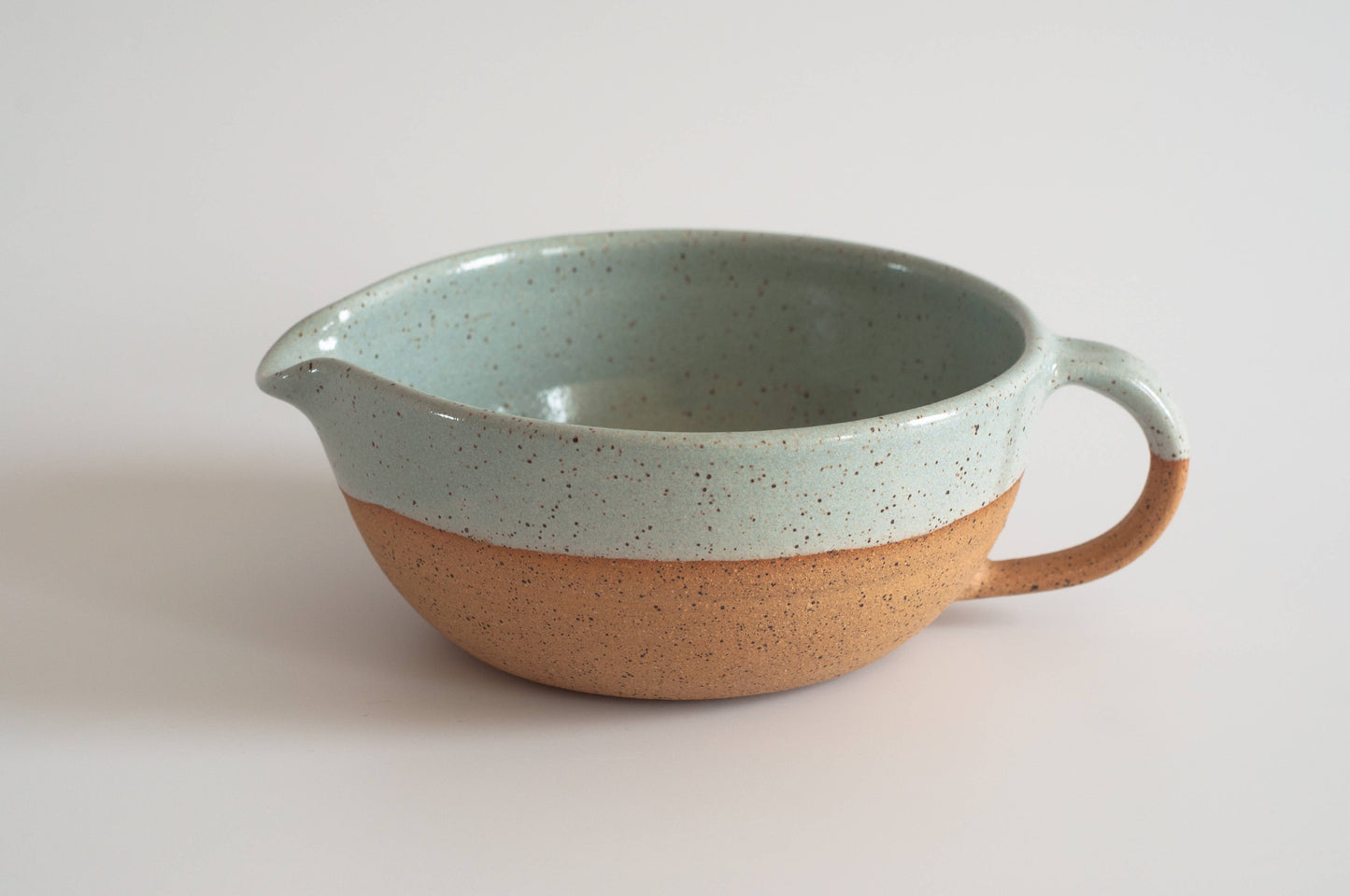 Salad Dressing Bowl: Light Blue