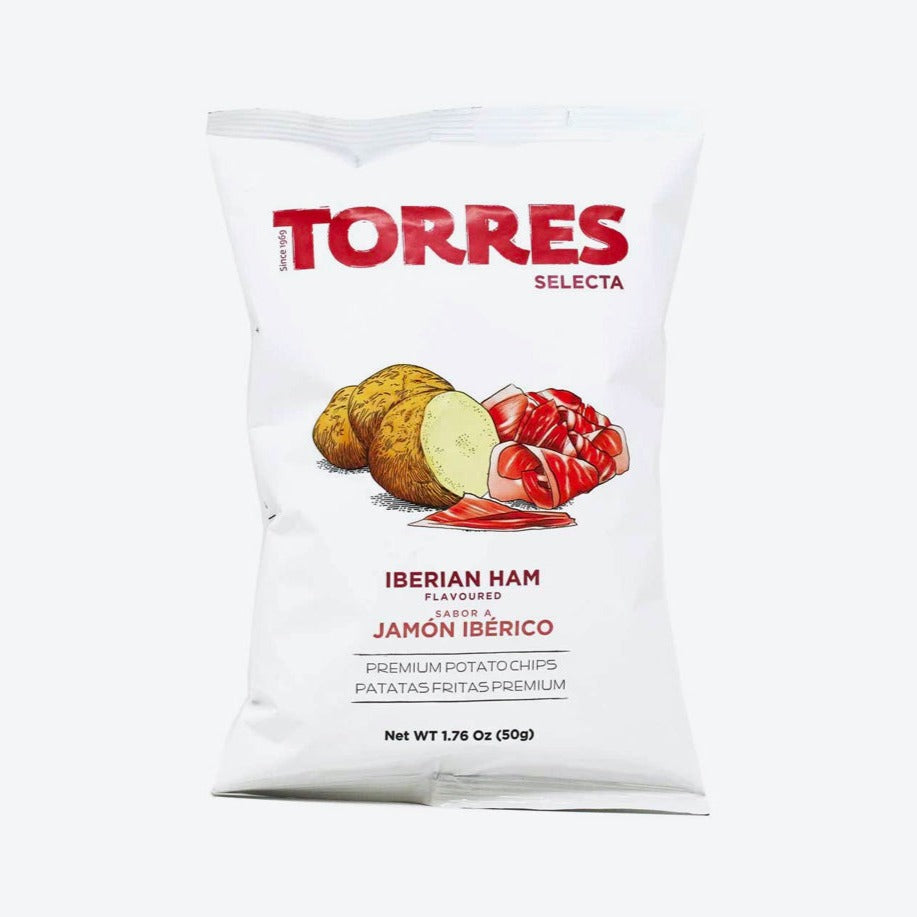 TORRES | Iberico Ham Flavored Potato Chips | SMALL