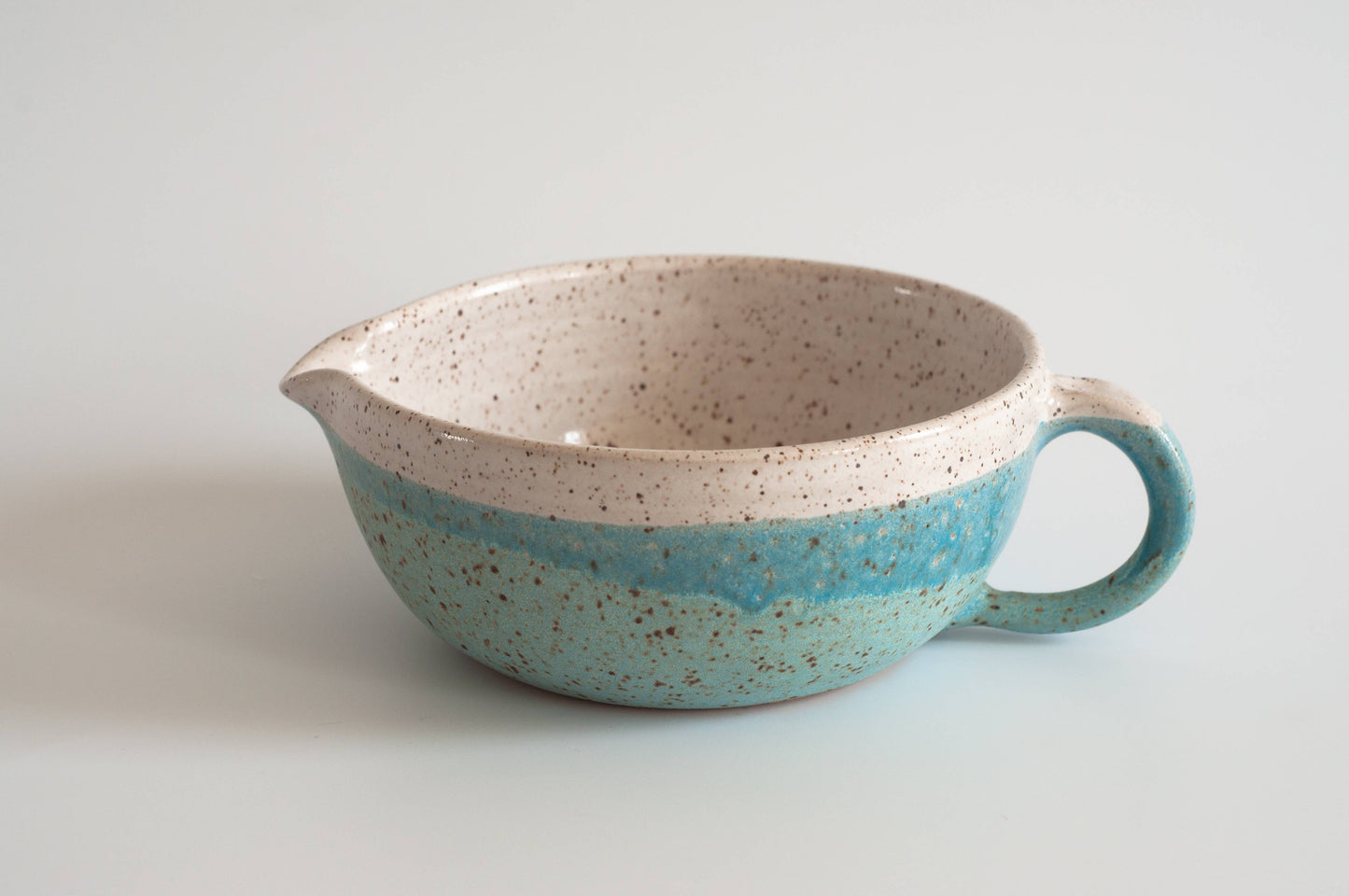 Salad Dressing Bowl: Light Blue