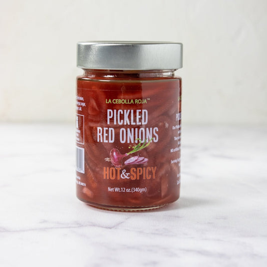 Pickled Red Onions ~ Hot & Spicy