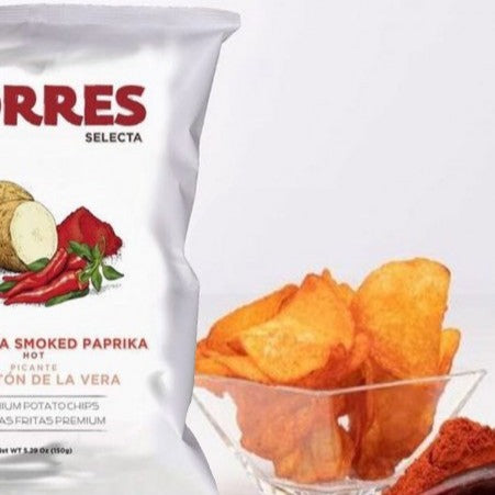 TORRES | Hot Smoked Paprika Potato Chips | SMALL