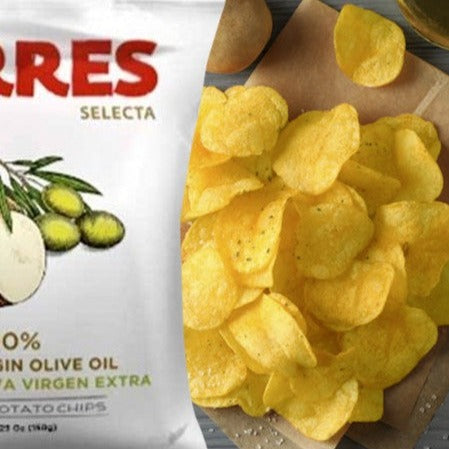 TORRES | Extra Virgin Olive Oil Potato Chips | SMALL – soirée