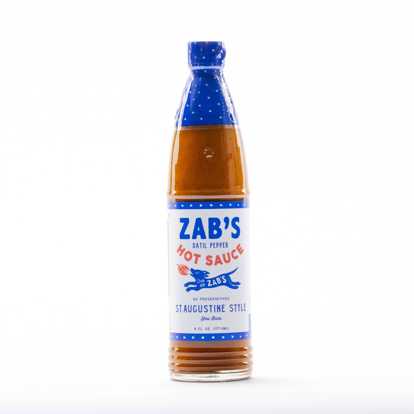 Zab's St. Augustine Style Hot Sauce: 6 fl. oz.