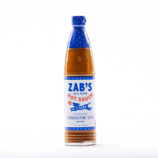 Zab's St. Augustine Style Hot Sauce: 6 fl. oz.
