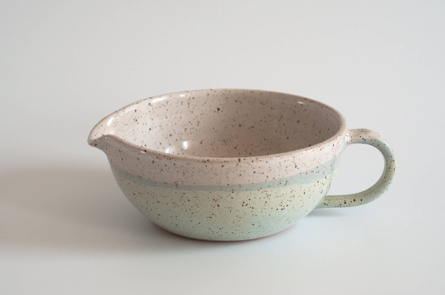 Salad Dressing Bowl: Light Blue