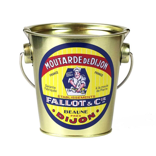 Edmond Fallot Decorated Dijon Mustard Tin Pail