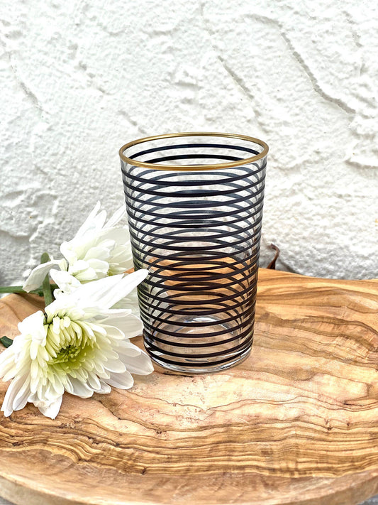 Moroccan Stripes Tea Glass