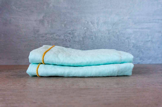 100% Linen Seafoam Cloth Napkin - Set of 2